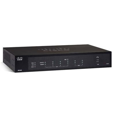 Cisco RV340 VPN Router with 4 Gigabit Ethernet (GbE) Ports Plus Dual WAN, Limited Lifetime Protection (RV340-K9-NA), Black