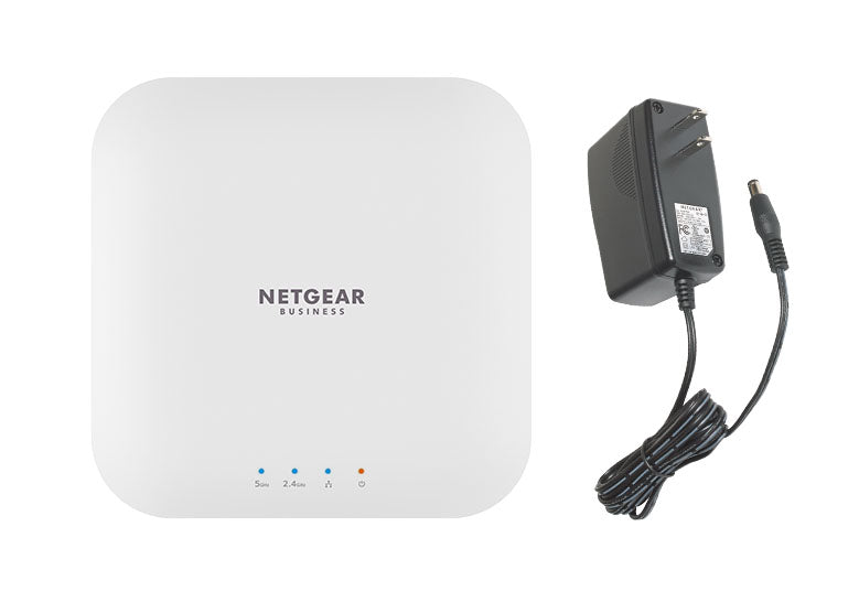 NETGEAR Essentials WiFi 6 AX1800 Dual Band Wall/Ceiling Mount with Power Supply, Local Management (WAX214PA)