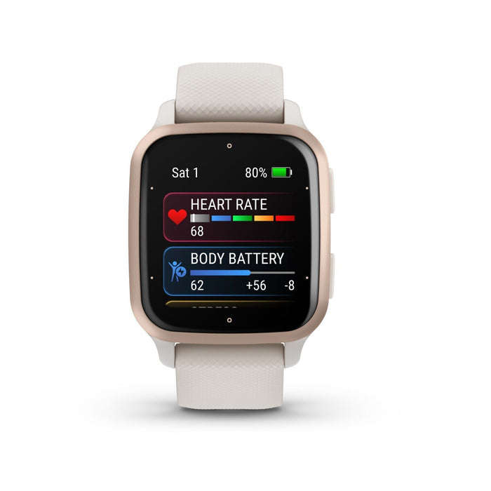 Garmin - Venu Sq 2 Music Edition GPS Smartwatch 40mm Fiber-reinforced polymer