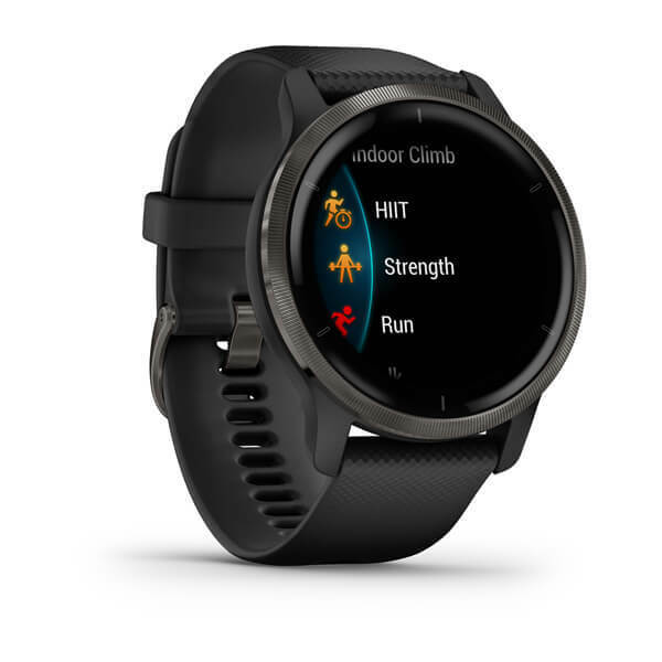 Garmin Venu 2 Black Slate Smart GPS Running Swimming Cycling Multi Sports Watch