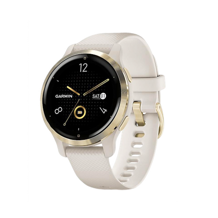 Garmin Venu 2S, Light Gold stainless Steel Bezel