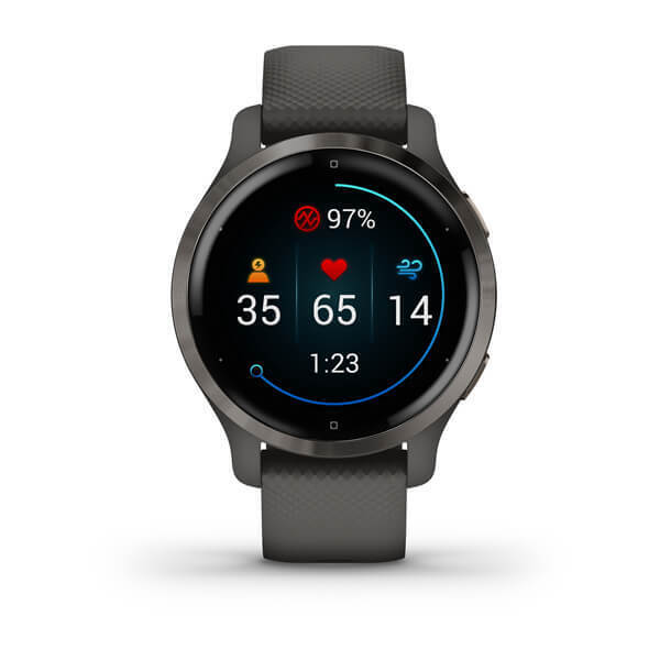 Garmin Venu 2S Fitness Smartwatch - Slate Bezel