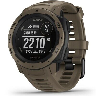 Garmin Instinct Outdoor GPS Watch - Tan - Tactical Edition