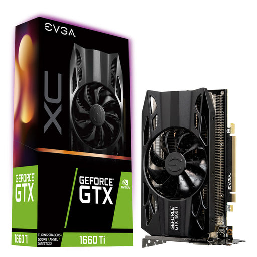 EVGA 06G-P4-1263-KR GeForce GTX1660 Ti XC GAMING, 6GB GDDR6, HDB Fan - We Love tec