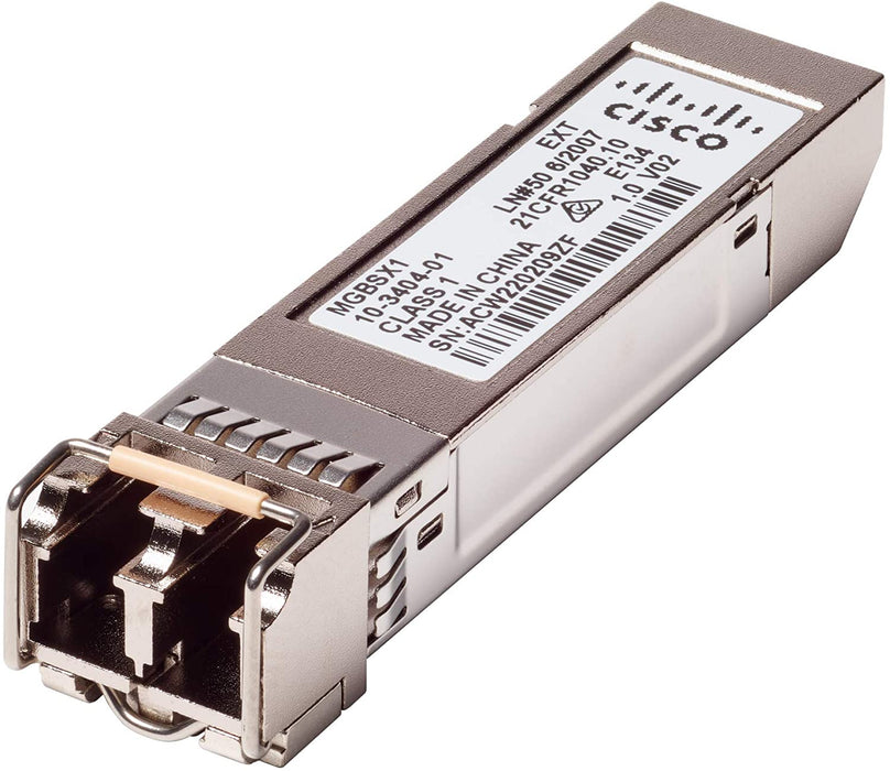 Transceptor SFP MGBSX1 de Cisco con Gigabit Ethernet (GbE) 1000BASE-SX Mini-GBIC (MGBSX1)