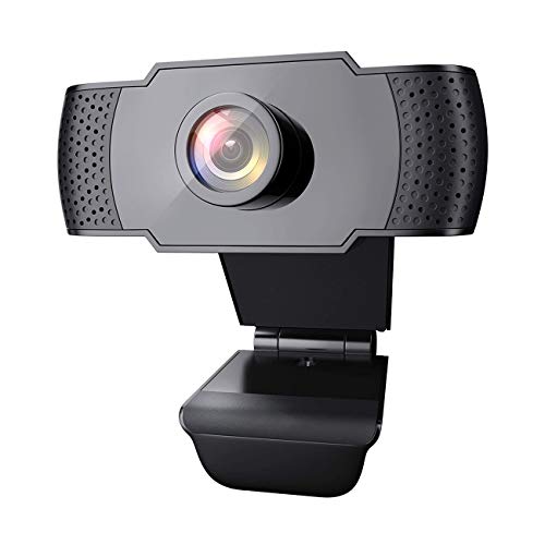 WE LOVE TEC Webcam with Microphone, 1080P HD, Plug & Play, for Video Conferencing, Recording, and Streaming, USB Computer Web Cam, Laptop, Desktop, Gaming PC, Mac, Skype, YouTube, Zoom, Facetime