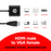 WE LOVE TEC HDMI to VGA (Black) HDMI Male to VGA Female Adapter Compatible with Laptop, Desktop, Computer, PC, Projector, HDT, Monitor, Chromebook and More