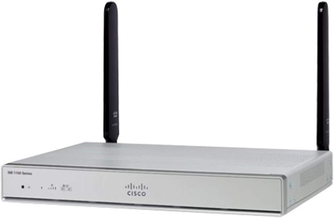 Cisco C1111-8PWB Integrated Services Router 1100 with 8-Gigabit Ethernet (GbE) Dual Ports, GE Ethernet Router with 802.11ac -B Wi-Fi, 1-Year Limited Hardware Warranty (C1111-8PLTEEAWB)