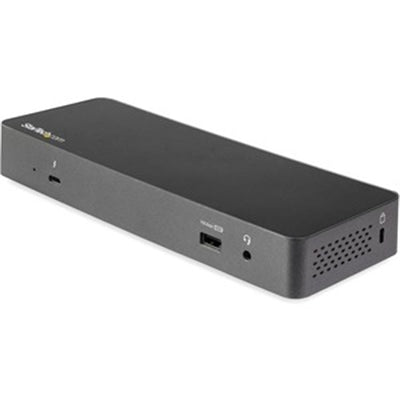 StarTech.com Thunderbolt 3 Dock with USB-C Compatibility - DisplayPort 4K60Hz Laptop Docking Station - 60W PD, GbE, 5x USB Hub - TB3 - USB 3.1 Gen 2 10Gbps - Windows and Mac (TB3CDK2DP)