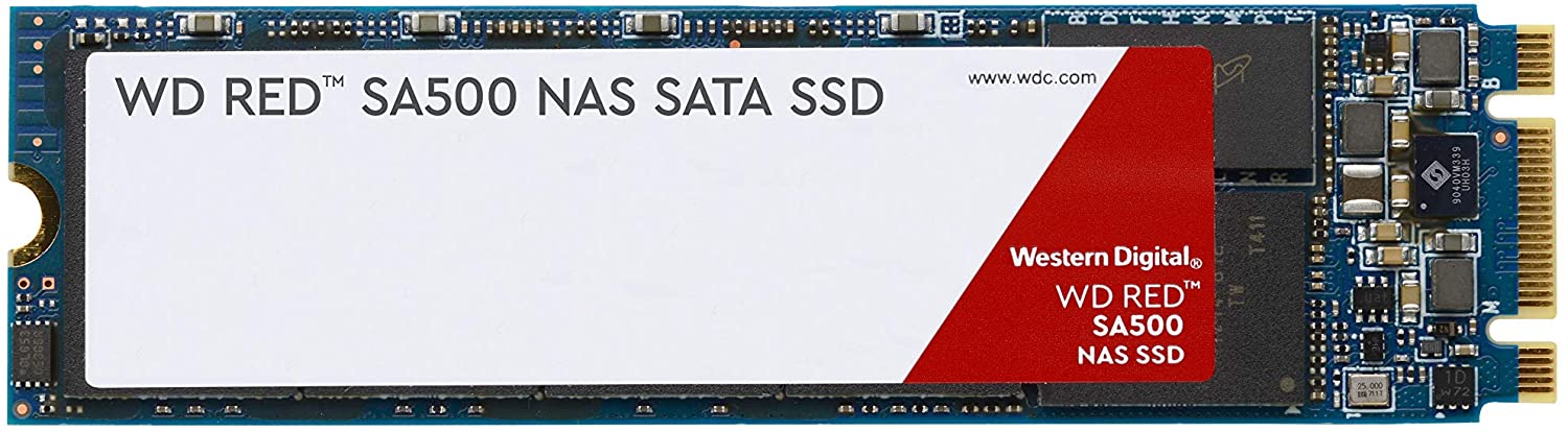 WD Red SA500 NAS 2TB 3D NAND Internal SSD - SATA III 6GB - s M.2 2280, up to 560MB - s - WDS200T1R0B