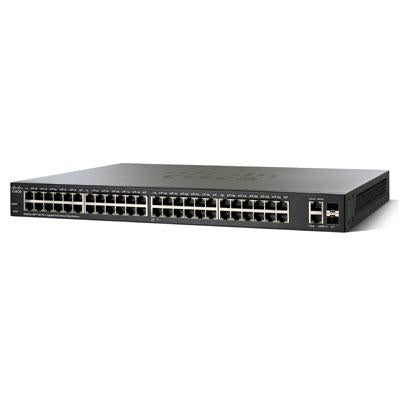 Cisco SG220-50P Smart Switch with 50 Gigabit Ethernet (GbE) Ports with 2 Gigabit Ethernet Combo plus 375W PoE, Limited Lifetime Protection (SG220-50P-K9-NA)