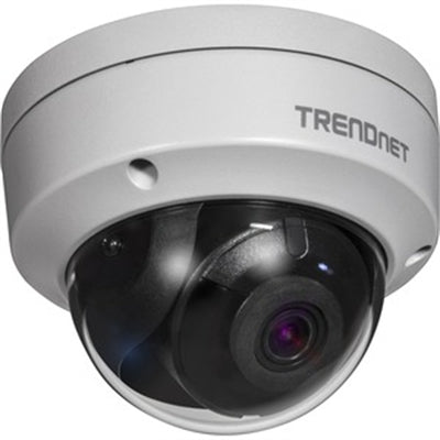TRENDnet Indoor-Outdoor 8MP 4K H.265 120dB WDR PoE Dome Network Camera, TV-IP1319PI, IP67 Weather Rated Housing, SmartCovert IR Night Vision up to 30m (98 ft.), microSD Card Slot