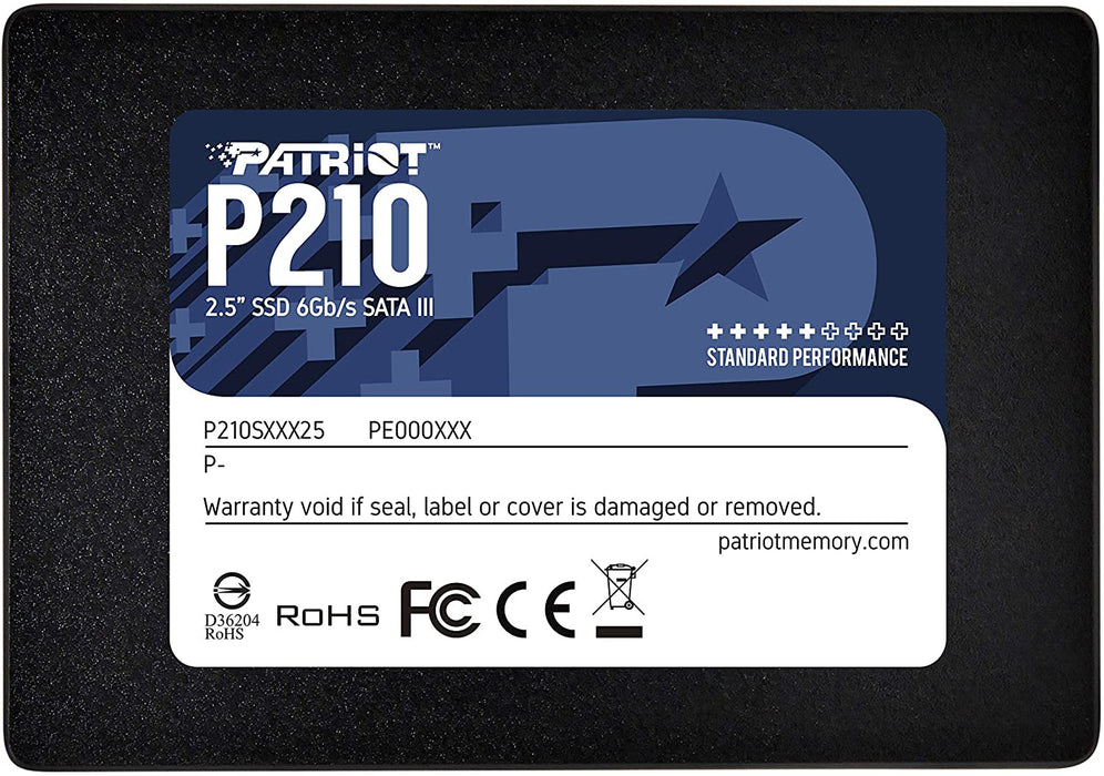 Patriot P210 SSD 2TB SATA III Disco Sólido Interno 2.5" - P210S2TB25