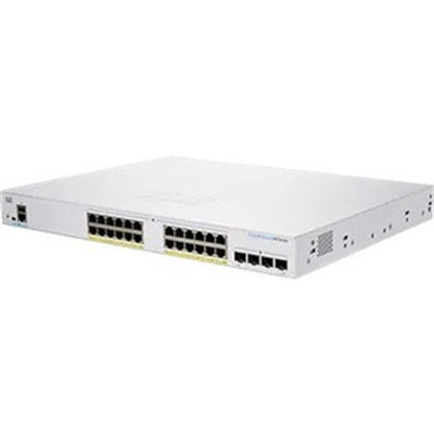 Cisco Business Managed Switch CBS350-24P-4G | 24 GE ports | PoE | 4x1G SFP | Limited Lifetime Protection (CBS350-24P-4G)