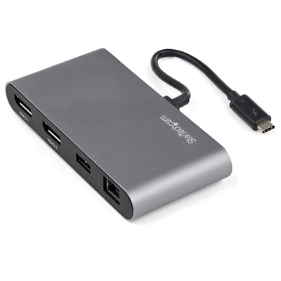 StarTech.com 4K Mini Thunderbolt 3 Dock Dual Monitor with DisplayPort - Docking Station for Mac and Windows - Discontinued, limited stock and replaced by TB3DKM2DPL