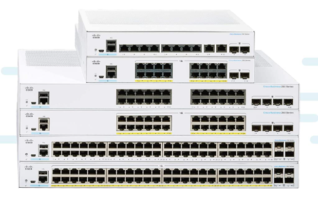 Cisco Business CBS250-8FP-E-2G Smart Switch | 8 GE ports | Full PoE | Ext PS | 2x1G Combo | Limited Lifetime Protection (CBS250-8FP-E-2G)