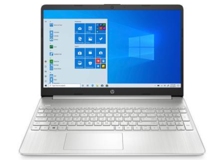HP 15-inch Touchscreen Laptop, AMD Ryzen 3 3250U, 8 GB RAM, 256 GB SSD, Windows 10 Home in S Mode (15-ef1020nr, Natural Silver) (9MW69UA#ABA)