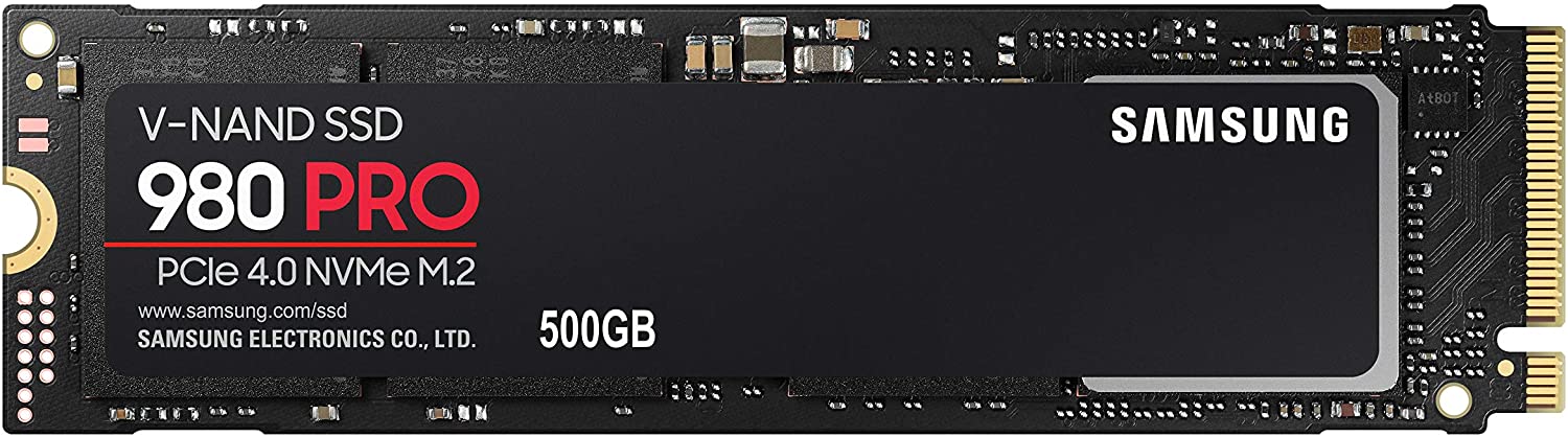 SAMSUNG 980 PRO Internal M.2 Gaming SSD 500GB PCIe NVMe Gen4 (MZ-V8P500B)