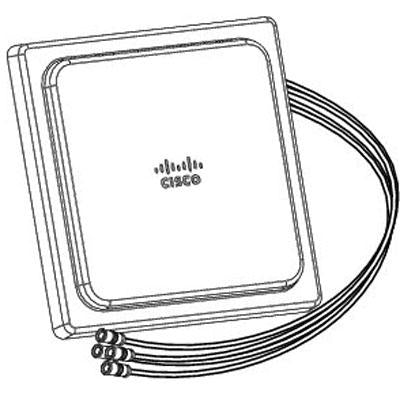 Cisco Aironet Dual Band Omni-Directional Wi-Fi Antenna, 2 dBi (2.4 GHz) - 4 dBi (5 GHz), 4 Ports, Ceiling Mount, 1 Year Limited Hardware Warranty (AIR-ANT2524V4C-RS =)
