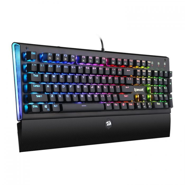 Redragon K569RGB-SP ARYAMAN Mechanical Gaming Keyboard, Black, Spanish - We Love tec