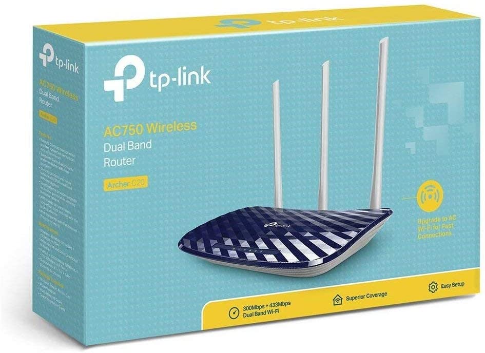 Tp-Link AC750 Wireless Dual Band Router (Archer C20)