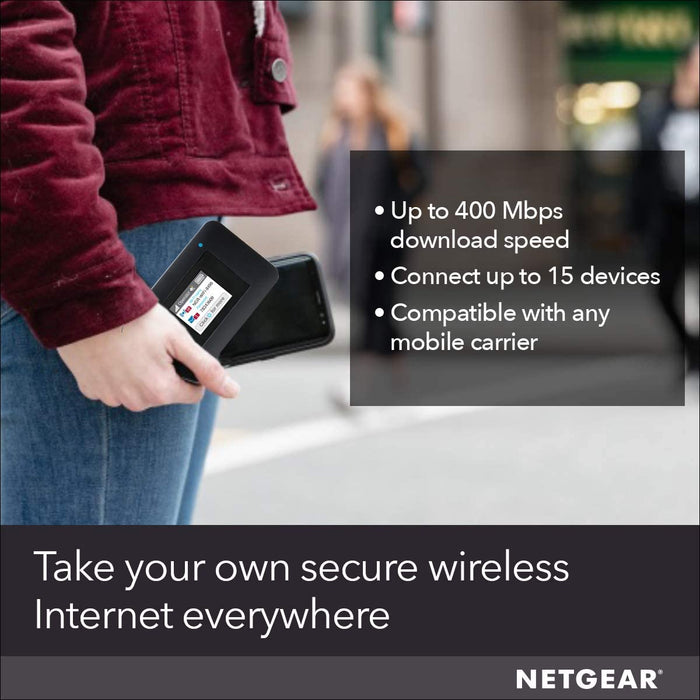 Netgear Mobile Wi-Fi Hotspot, 4G LTE Router (AC797-100NAS)