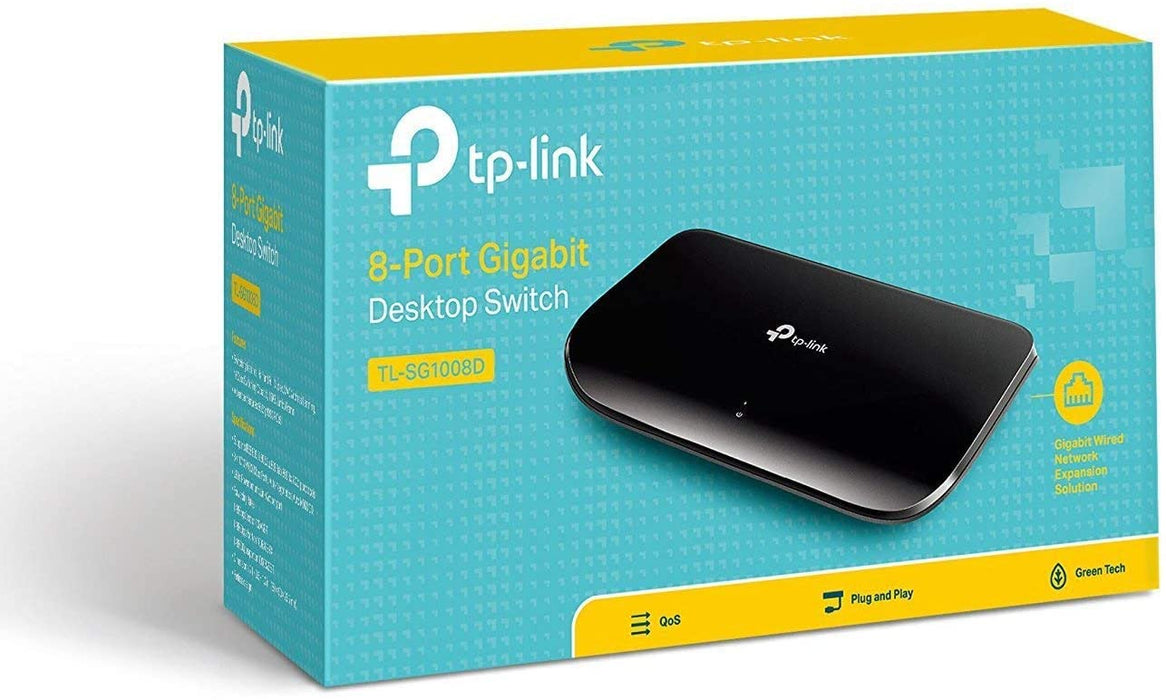 TP-Link 8 Port Gigabit Ethernet Network Switch (TLSG1008D)