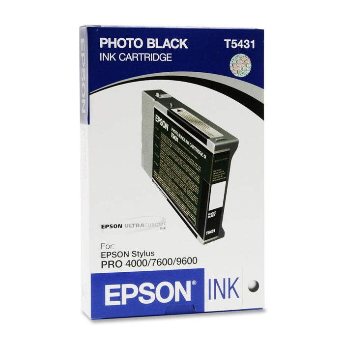 EPSON T543100 Photo Black UltraChrome Ink Cartridge for Pro 4000 and 9600, 110ML - We Love tec