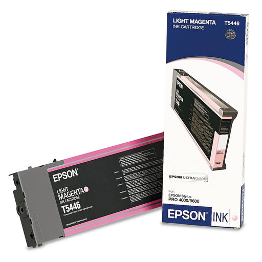 EPSON T544600 Light Magenta UltraChrome Ink Cartridge for Stylus Pro 4000 and 9600 Printer, 220ml - We Love tec