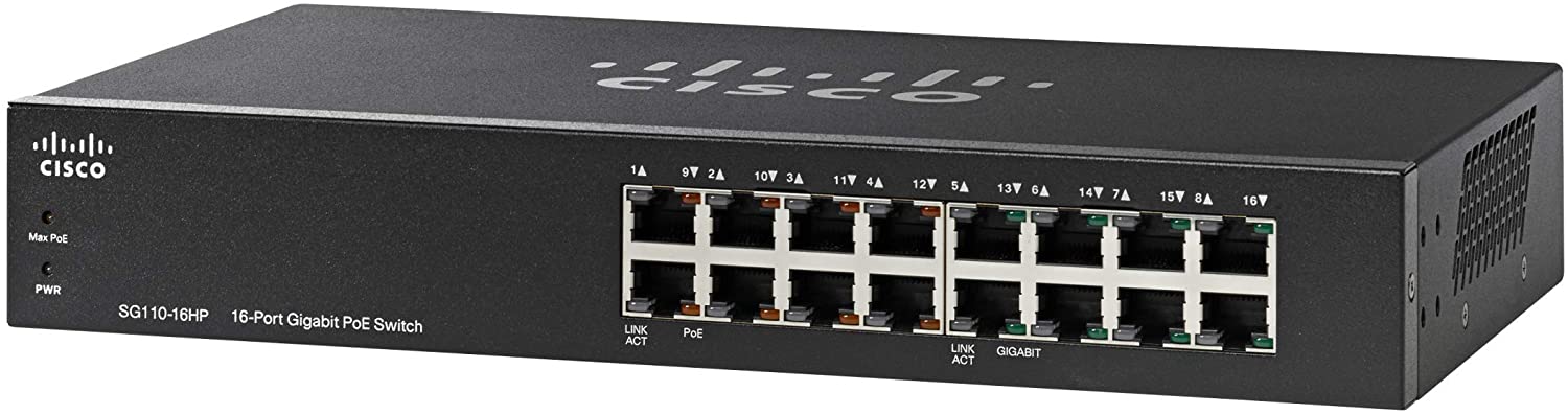 Cisco SG110-16HP - 16-port GABIT