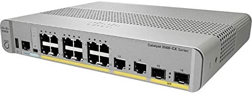 Cisco - ws-c3560cx-8pc-s - Cisco 3560 cx-8pc-s Layer 3 Switch - 8 ports - Manageable - 2 x Expansion Slots - 10-100 - 1000Base-T, 1000Base-X - Uplink Port - 2 x Slots SFP - 3 layer supported - Desktop