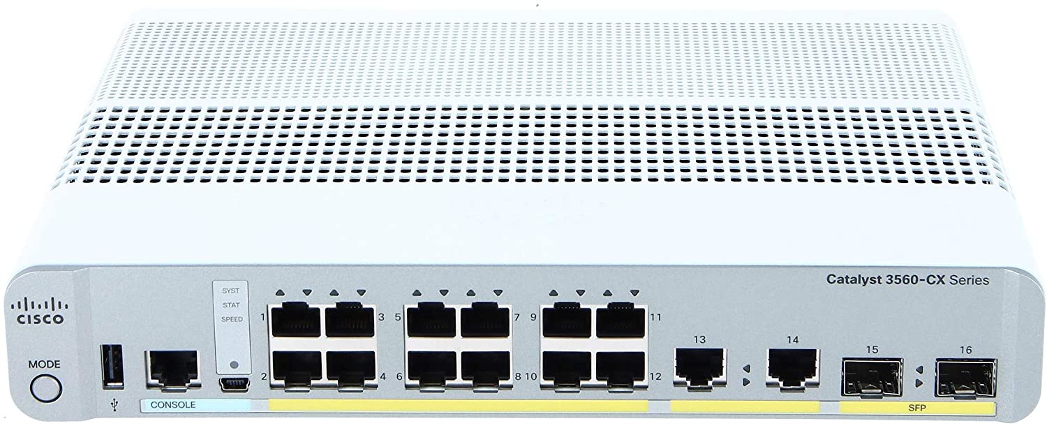 Cisco 3560 cx-12tc-s Layer 3 Switch ws-c3560cx-12tc-s