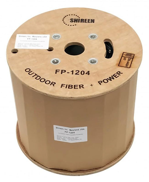 Shireen FP-1204 Fiber & Power Triamese Cable, 1000ft Spool