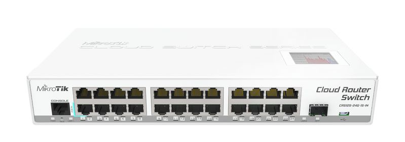 MikroTik CRS125-24G-1SIN Cloud Router Switch 600MHz 24xGb SFP - We Love tec