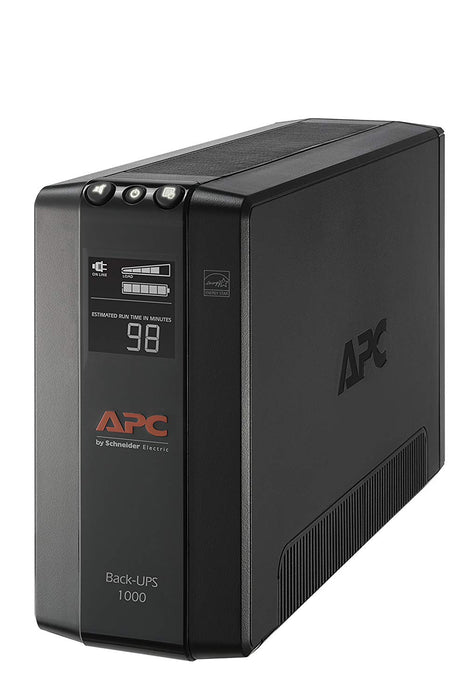 APC BX1000M UPS Battery Backup & Surge Protector with AVR, 1000VA, APC Back-UPS Pro - We Love tec