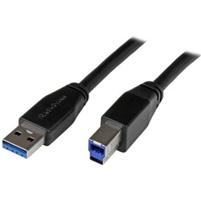 StarTech USB3SAB10M Active Cable USB 3.0 USB-A to USB-B, Male to Male, 10 m