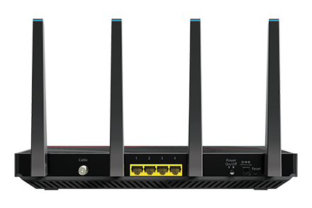 NETGEAR Nighthawk® DOCSIS® 3.1 3.2Gbps Two-in-one Cable Modem + WiFi Router (C7800)