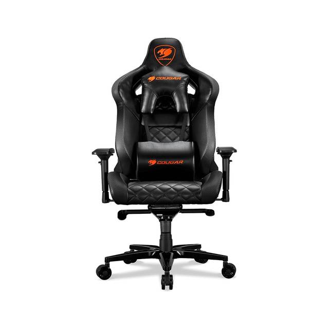 Cougar Armor Titan (Black) ultimate gaming chair with premium breathable pvc leather, 160kg support, 170 degree reclining - We Love tec