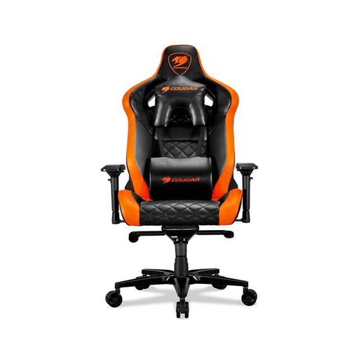 Cougar Armor Titan (Orange) ultimate gaming chair with premium breathable pvc leather, 160kg support, 170 degree reclining - We Love tec