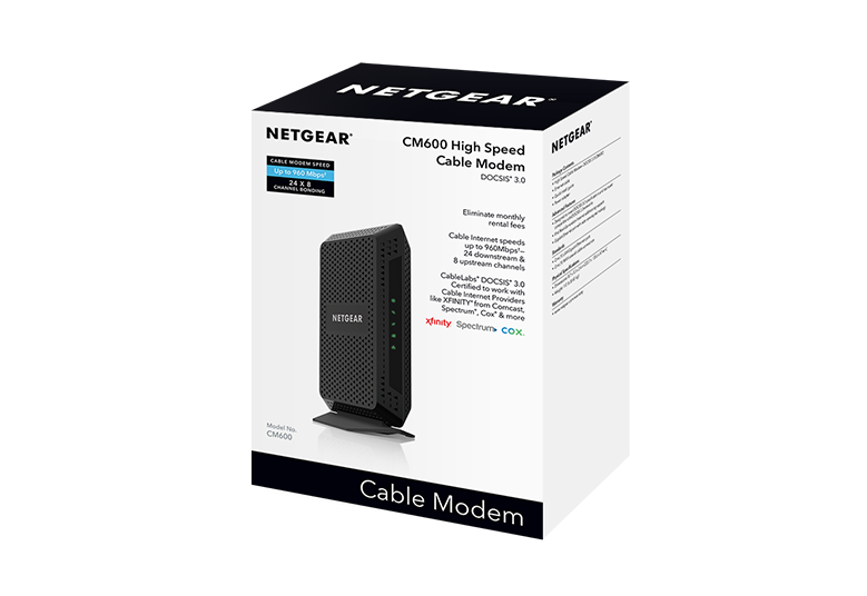 NETGEAR High Speed 960Mbps Cable Modem (CM600)