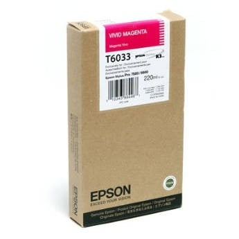 EPSON T603300 Vivid Magenta UltraChrome K3 Ink Cartridge for Stylus Pro 7880/9880, 220ml - We Love tec