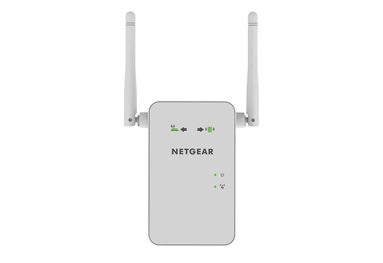 NETGEAR Dual-band WiFi Range Extender, 750Mbps, Wall-plug, External Antenna (EX6100)