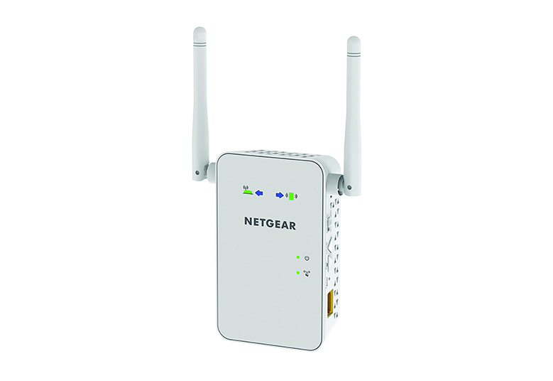 NETGEAR Dual-band WiFi Range Extender, 750Mbps, Wall-plug, External Antenna (EX6100)