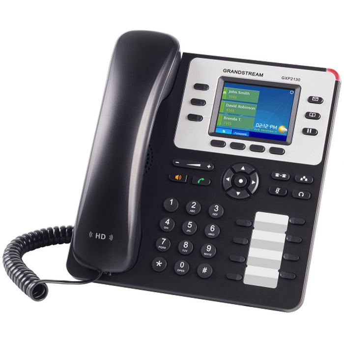 Grandstream GXP2130 Enterprise IP Phone with PoE, 3 Lines - We Love tec