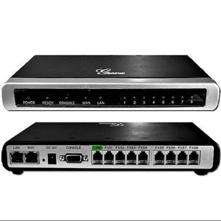 Grandstream GXW4108 VoIP Gateway with 8 FXO Ports and Dual 10/100 Network Ports - We Love tec