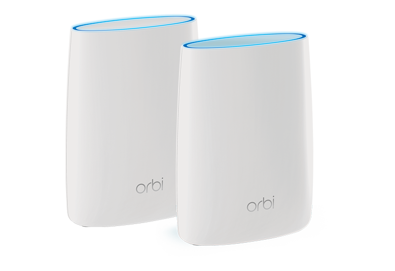 NETGEAR Orbi Tri-band Mesh WiFi System, 3Gbps, Router + 1 Satellite (RBK50)