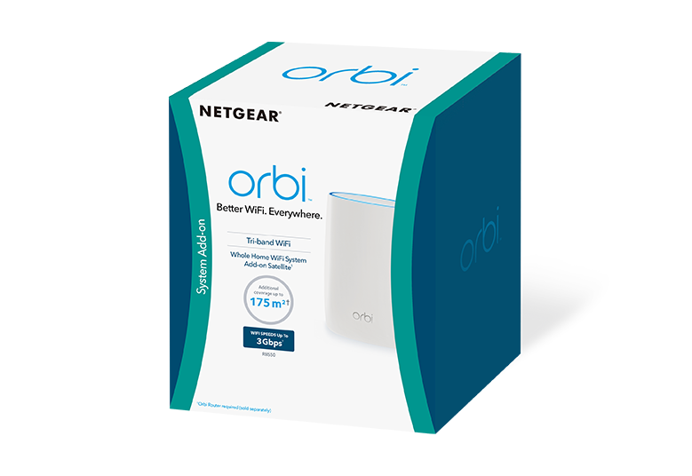 NETGEAR Orbi Tri-band Add-on Satellite, 3Gbps (RBS50)