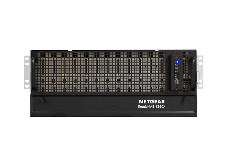 NETGEAR Highest density 2U rackmount storage with 60 bays and 10G connectivity (RR4360X)