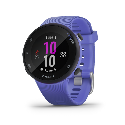 Garmin Forerunner 45S, 39mm Easy-to-use GPS Running Watch with Coach Free Training Plan Support, Purple (010-02156-01)