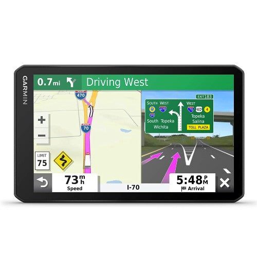 Garmin dezl OTR700, 7-inch GPS Truck Navigator, Easy-to-read Touchscreen Display, Custom Truck Routing and Load-to-dock Guidance (010-02313-00)